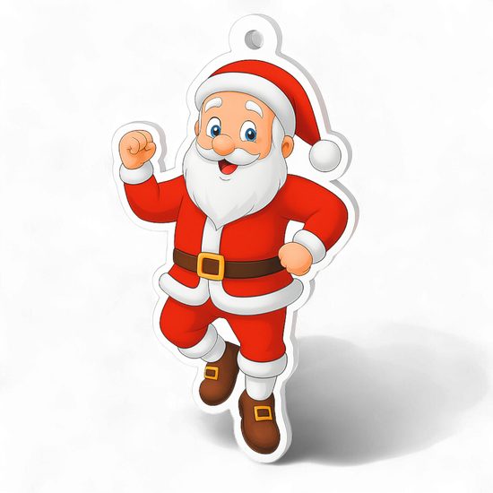 Jolly Father Christmas Irish Dance Medal