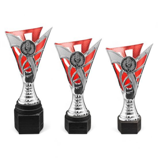 Tewin Silver & Red Laser Cup
