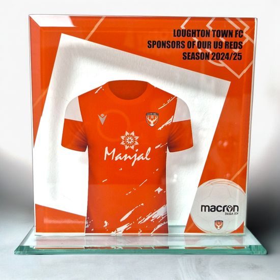 Eloise Custom Printed Club Shirt Glass Award