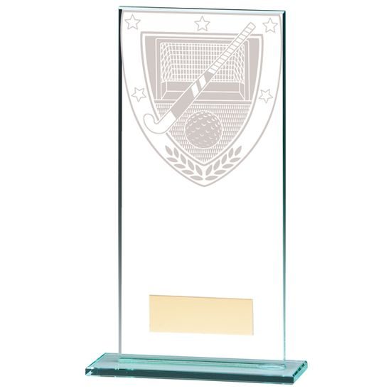 Millennium Jade Glass Field Hockey Trophy