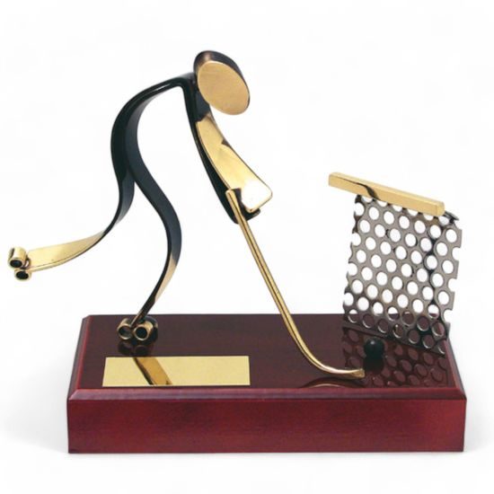 Barcelona Ice Hockey Handmade Metal Trophy