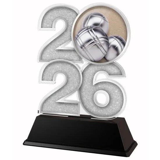 Petanque Year Trophy – Sports Award with Year Selection