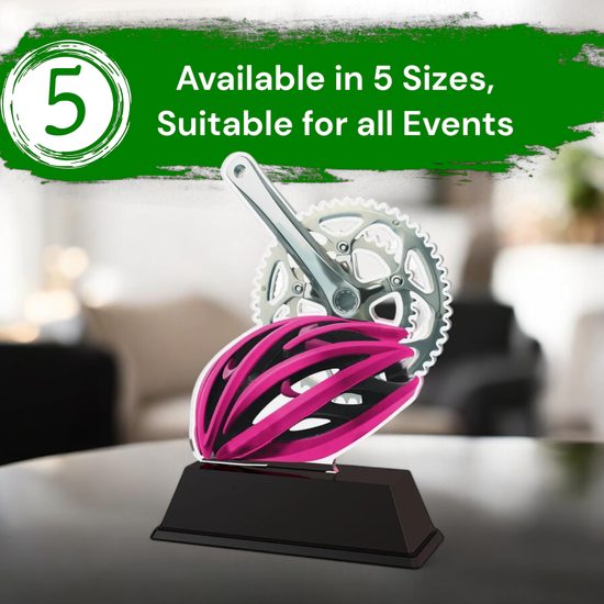 Ostrava Cycling Pink Helmet Trophy