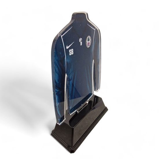 Custom Coaches Jacket Trophy with Logo & Initials