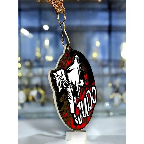 Aurum Judo Stainless Steel Medal