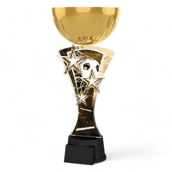 Triple Star Classic Football Gold Trophy Cup