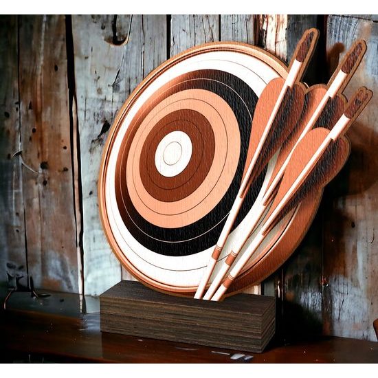 Sierra Classic Archery Real Wood Trophy