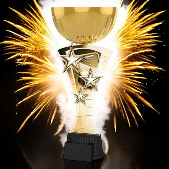 Triple Star Classic Ice Hockey Gold Trophy Cup