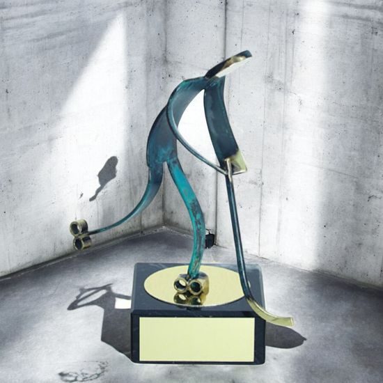 Toledo Ice Hockey Handmade Metal Trophy