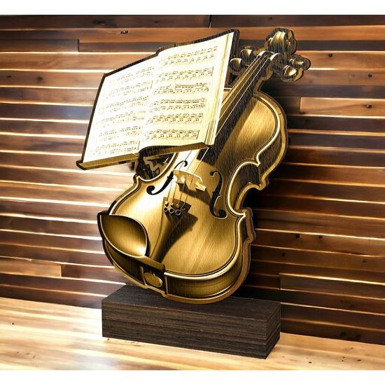 Sierra Classic Violin Real Wood Trophy