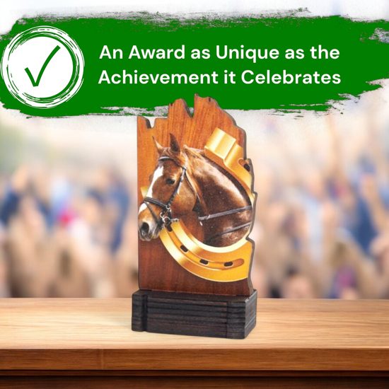 Shard Equestrian Eco Friendly Wooden Trophy