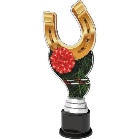 Monaco Horseshoe Rosette Trophy