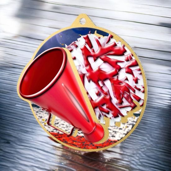 Aurum Cheerleading Stainless Steel Medal