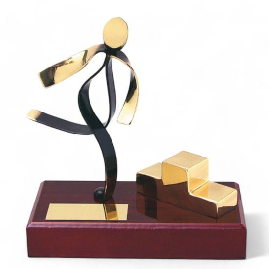 Barcelona Athletics Handmade Metal Trophy