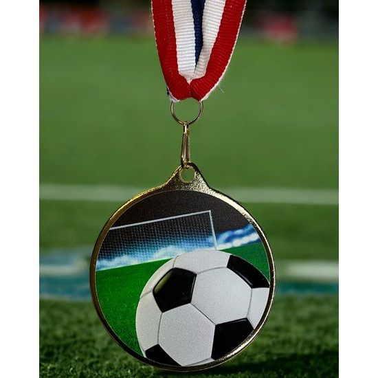 Hercules Texture Print Football Medal