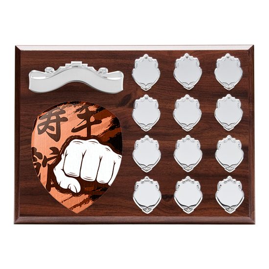 Wessex Martial Arts Wooden 12 Year Annual Shield