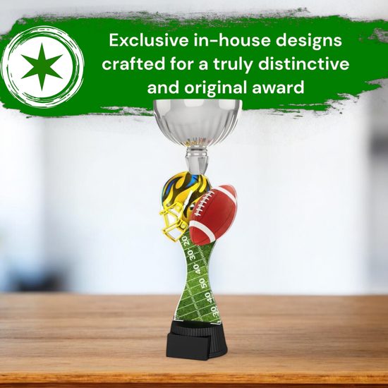 Montreal American Football Silver Cup Trophy