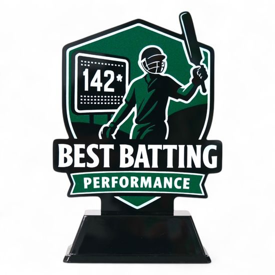 Pavilion Best Batting Performance Cricket Trophy