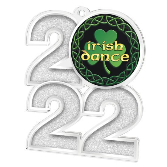 Irish Dance 2022 Silver Acrylic Medal