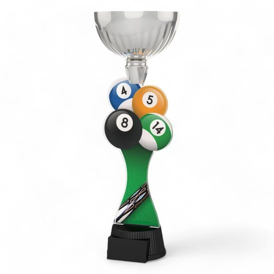Montreal Pool Balls Silver Cup Trophy