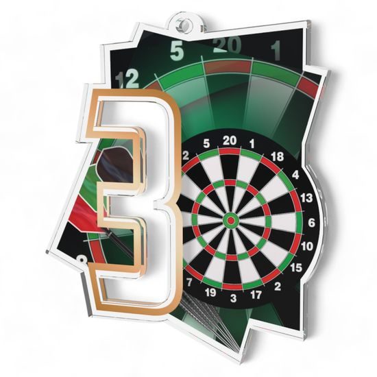 Poznan Darts Number 3 Medal