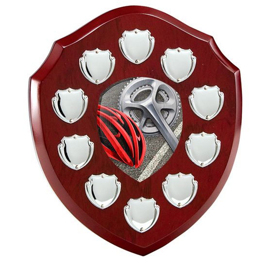 Anglia Cycling Rosewood Wooden 10 Year Annual Shield