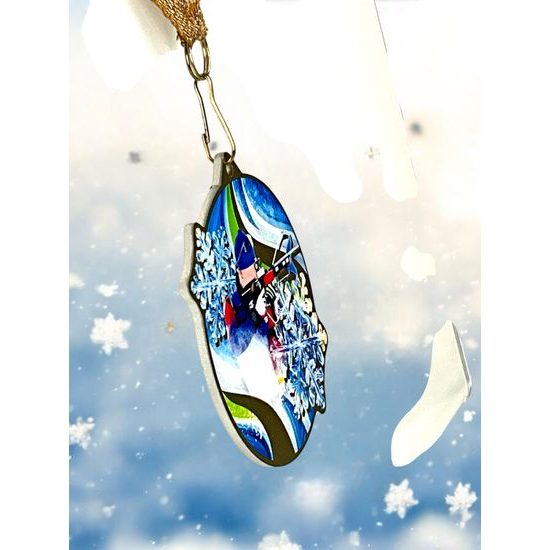 Aurum Stainless Steel Biathlon Medal