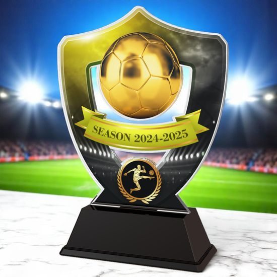 Club Colours Football Squad 2024-25 Shield Trophy