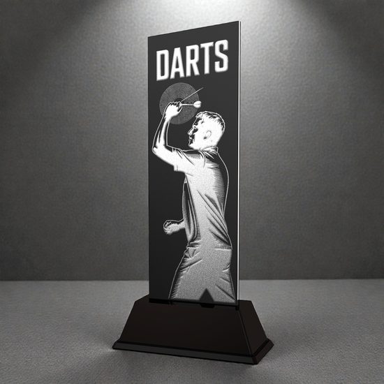 Shadowline Metal Male Darts Player Trophy