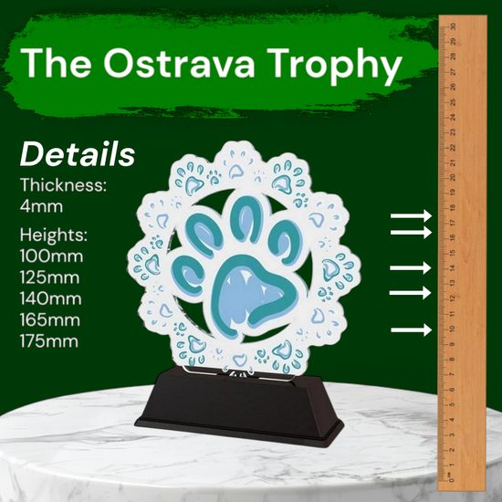 Ostrava Blue Dog Paw Trophy