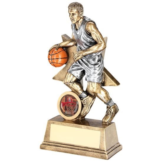 Gold Star Basketball Trophy