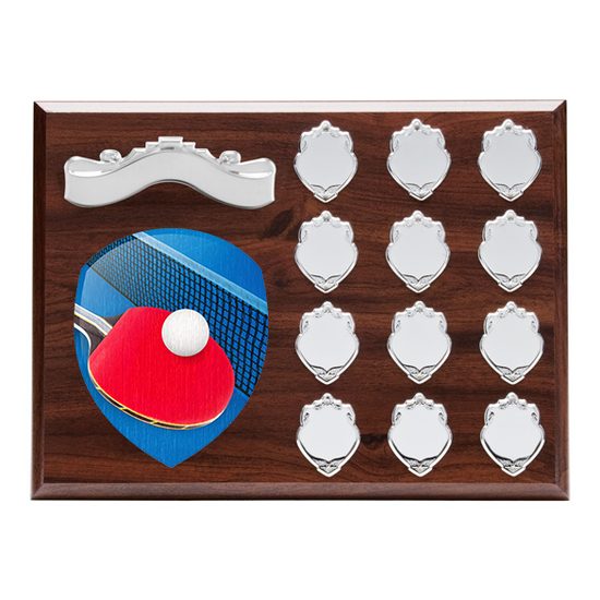 Wessex Table Tennis Wooden 12 Year Annual Shield
