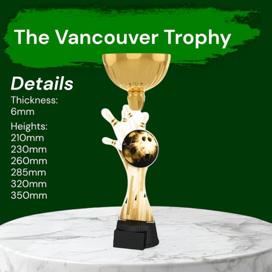 Vancouver Classic Tenpin Bowling Gold Cup Trophy