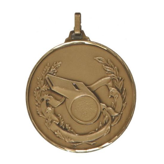 Diamond Edged Referee Whistle Bronze Medal