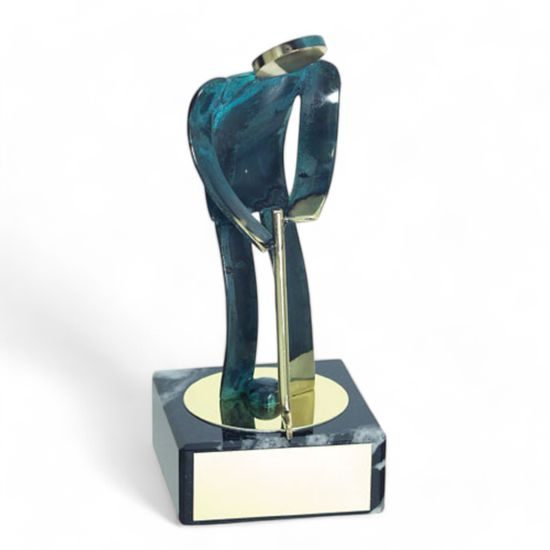 Toledo Golf Nearest the Pin Handmade Metal Trophy