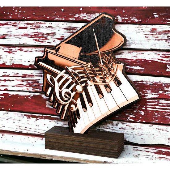 Sierra Classic Piano Real Wood Trophy
