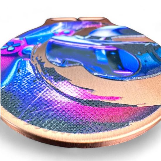 Vulcan eSports Bronze Texture Print Medal