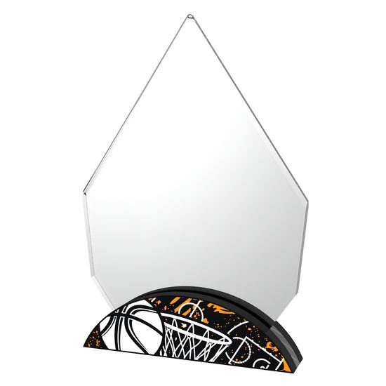 Metro Printed Acrylic Basketball Award