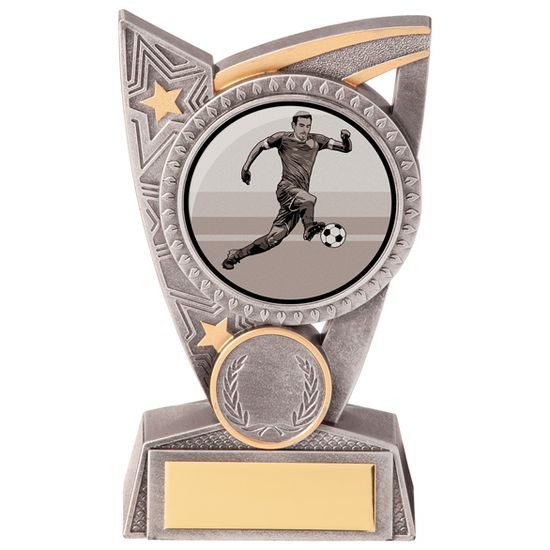 Triumphant Football Player Trophy (FREE LOGO)