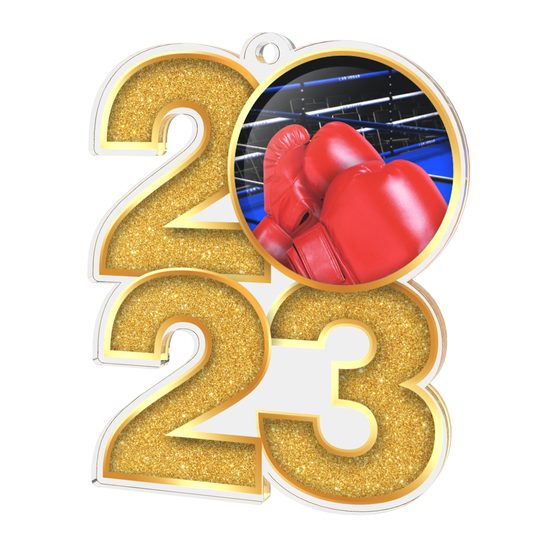 Boxing Glove 2023 Acrylic Medal