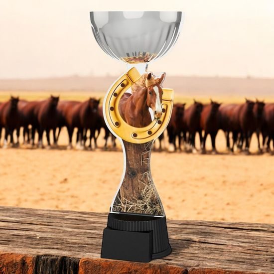 Montreal Horse and Horseshoe Silver Cup Trophy