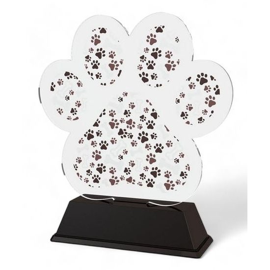 Ostrava Dog Paw Prints Trophy