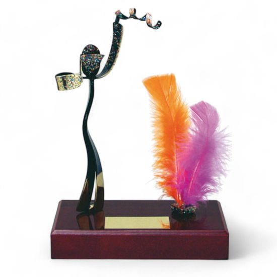 Barcelona Carnival Handmade Metal Trophy