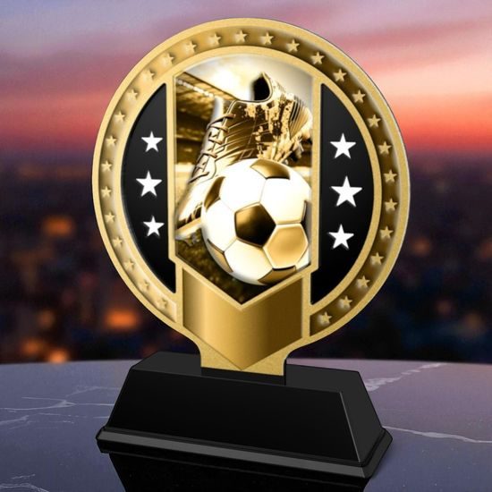 Sentinel Classic Stainless Steel Football Trophy