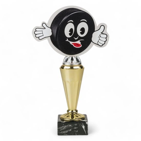 Capri Childrens Ice Hockey Puck Trophy