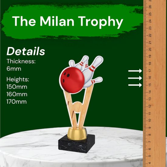 Milan Ten Pin Bowling Trophy
