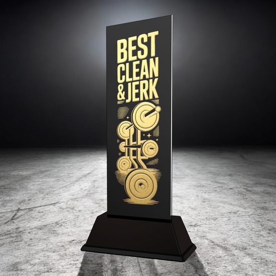 Shadowline Best Clean & Jerk Metal Trophy