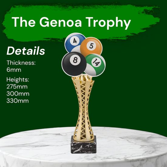 Genoa Pool Balls Trophy
