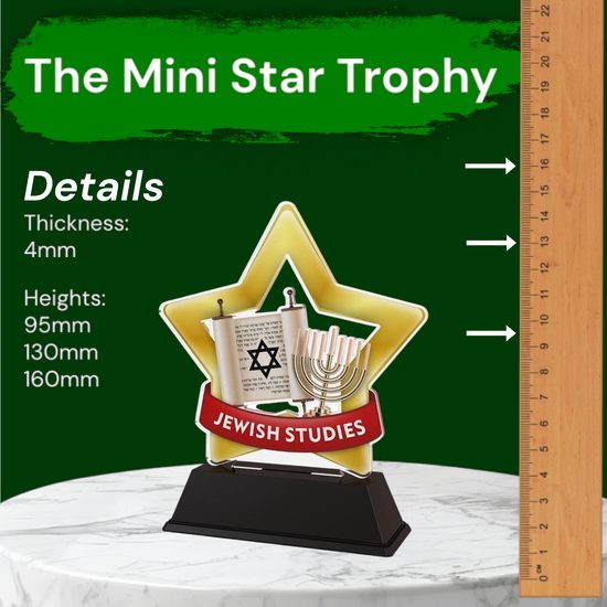 Mini Star Jewish Studies Trophy
