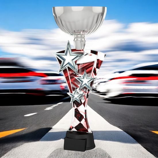Triple Star Motor Racing Silver Trophy Cup